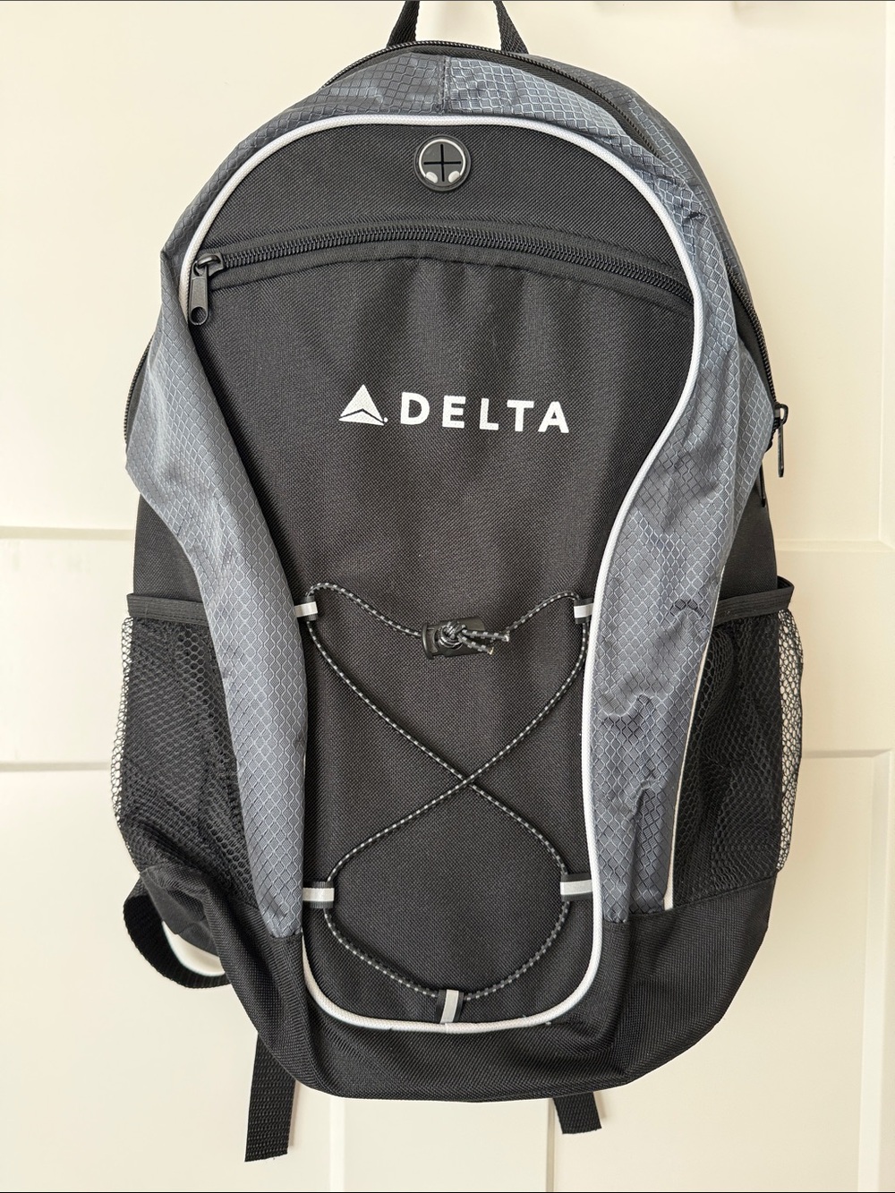 Delta Black and Gray Men's Daypack Backpack